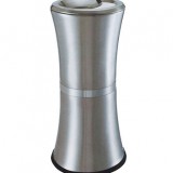 高檔創意立式小蠻腰不銹鋼垃圾桶