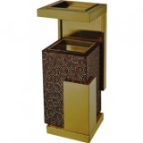 新概念鈦金樓道垃圾桶