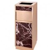 玫瑰金酒店別墅客房大理石果皮箱