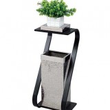 高檔酒店大堂創(chuàng)意不銹鋼果皮箱