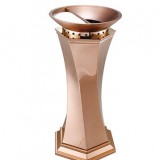 創(chuàng)意扭曲酒店高檔垃圾桶