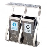 不銹鋼大理石地鐵垃圾桶