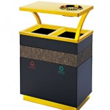 酒店鈦金分類垃圾桶