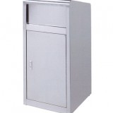 砂鋼戶外方形垃圾桶