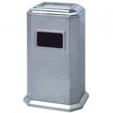 304室內(nèi)立式壓花不銹鋼果皮箱