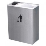 不銹鋼長方形翻蓋果皮箱