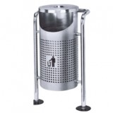 戶外單桶圓形垃圾桶