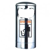 戶外不銹鋼圓形垃圾桶