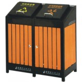 環保鋼木分類垃圾箱