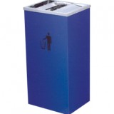 精品烤藍(lán)漆鐵皮垃圾桶