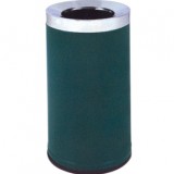 室內(nèi)圓形斜口鐵皮垃圾桶