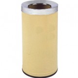 商場(chǎng)圓形斜口鐵皮垃圾桶