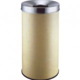 圓形斜蓋鐵皮垃圾桶