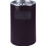 商場菊花格鐵皮垃圾桶