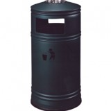 室內頂蓋帶煙灰缸鐵皮垃圾桶