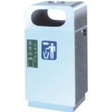 戶(hù)外長(zhǎng)方形鋼制垃圾桶