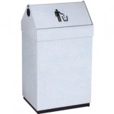 商場搖蓋鋼制垃圾桶