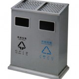 不銹鋼分類果皮箱