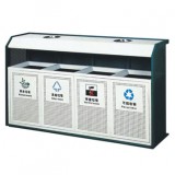 四分類環保鋼制垃圾桶