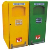 商用創意腳踏式鋼制分類垃圾箱