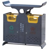 如意造型分類鋼制垃圾箱