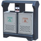 高檔花園分類鋼制垃圾箱