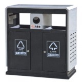 高檔社區(qū)分類鋼制垃圾箱