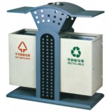 街區(qū)沖孔分類鋼制垃圾箱