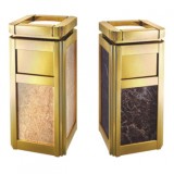 海棠角鈦金座地煙灰桶