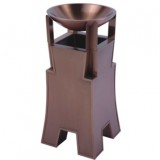 古幣玫瑰金垃圾桶