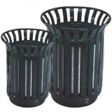 花籃式戶外鋼制垃圾桶