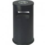 戶外圓形鋼板垃圾桶