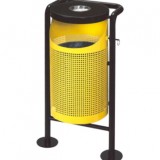 戶(hù)外鋼板沖孔垃圾桶