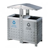 不銹鋼戶外分類環保垃圾桶