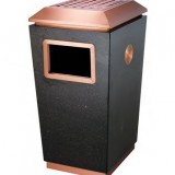 豪華大堂鈦金垃圾桶