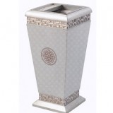 仿古銅鈦金垃圾桶