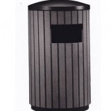 園林戶外鋼木垃圾桶