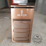 高檔商務商場不銹鋼垃圾桶廠家