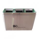 高檔室內(nèi)不銹鋼分類垃圾桶