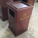 酒店方形不銹鋼果皮箱圖片