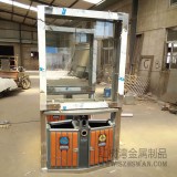 紅樹灣不銹鋼廣告垃圾箱制作廠家