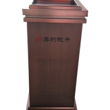 高檔小區物業室內方形不銹鋼垃圾箱