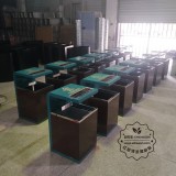 鐵皮垃圾桶取代了塑料垃圾桶環保耐用多了