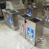 雙桶不銹鋼果皮箱圖片大全