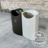 噴粉分類不銹鋼垃圾桶單筒，提升城市品質