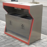 公園不銹鋼垃圾桶定制功能設(shè)計(jì)與城市環(huán)保的融合