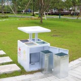 戶外公園小區商用不銹鋼垃圾桶定制優選