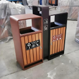 戶外鋼木分類垃圾桶，以定制之力點亮公共空間