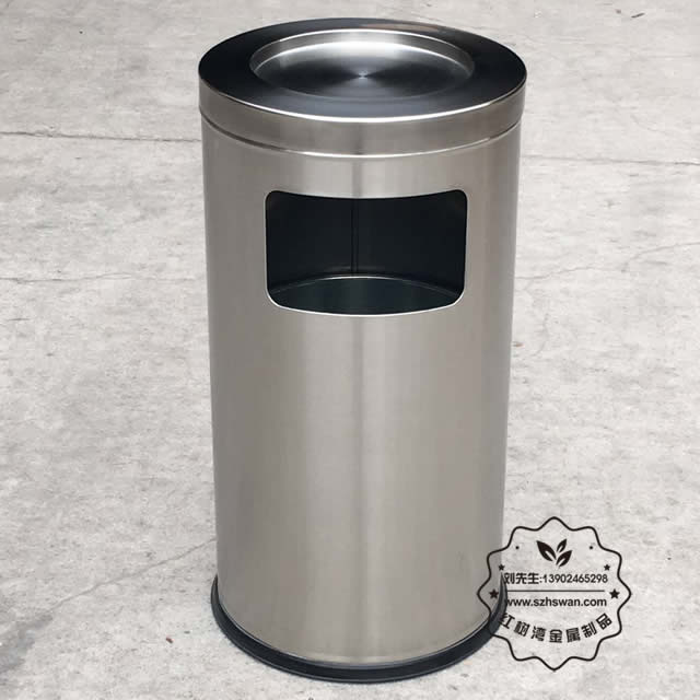 高檔室內不銹鋼垃圾箱圖片