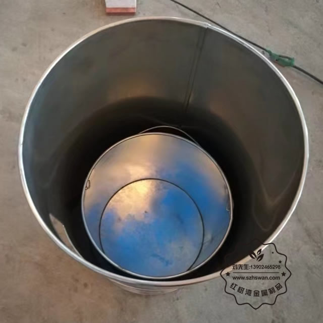 高檔室內不銹鋼垃圾箱圖片